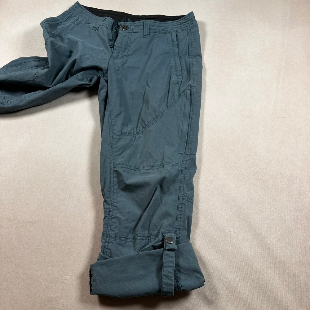 KUHL Splash Roll Up Pants Womens 6 Short Blue Hiking Outdoor Convertible Pants - Picture 4 of 11